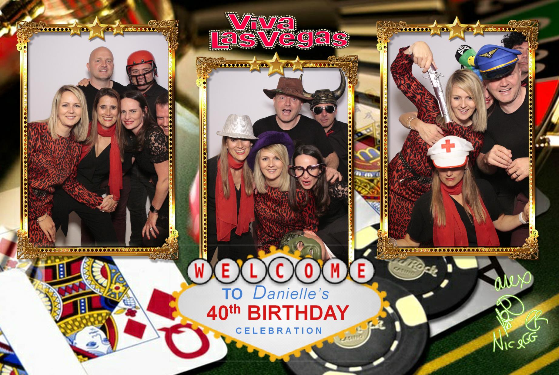 Danielle’s 40th birthday | View more photos from the event at gallery.myphotoboothexperience.co.uk/u/MyPhotoBoothExperienceLtd/Danielle’s-40th-birthday